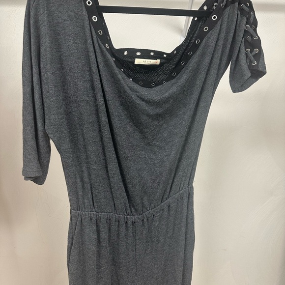 Le Lis charcoal tube top main image 1
